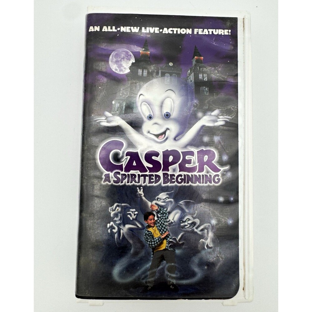 20th Century Fox Casper: A Spirited Beginning VHS 1997 NTSC PG Full Screen CC